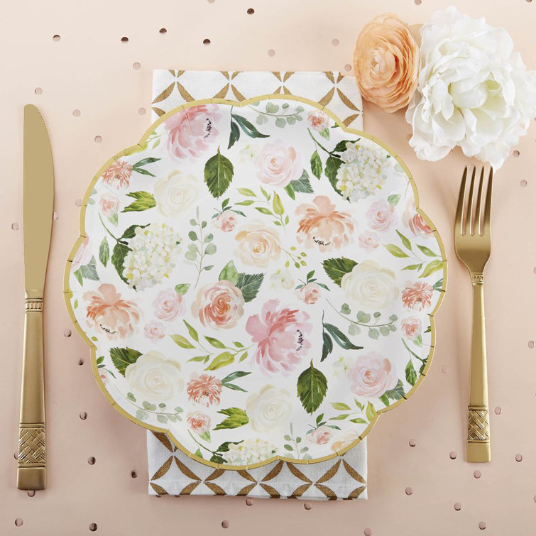 Wedding dinner clearance plates